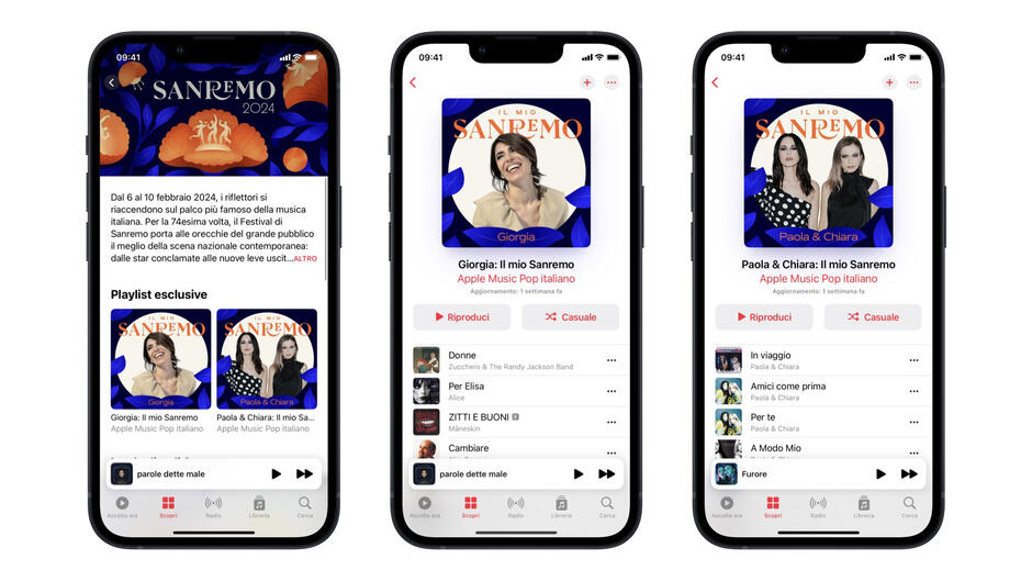 Apple Music per Sanrmeo 2024 - Il mio Sanremo
