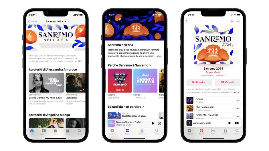 Apple Music per Sanrmeo 2024 - Sanremo nell'Aria