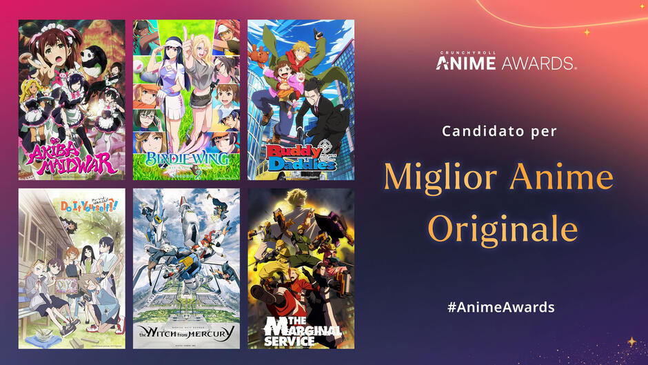 Crunchyroll Anime Awards 2024 - Nomination Miglior Anime Originale