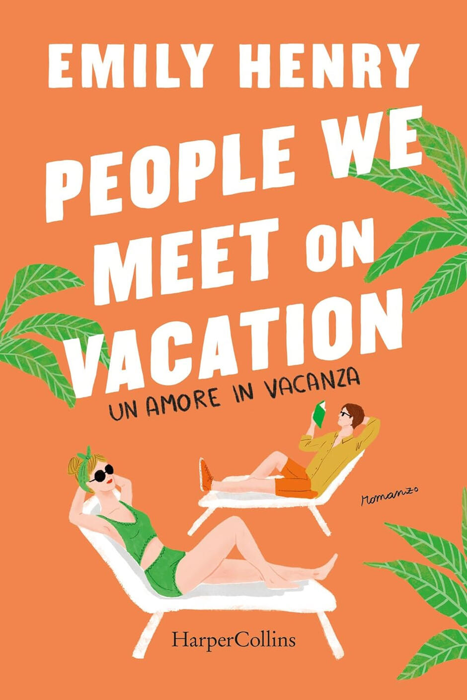 People we meet on vacation, copertina libro di Emily Henry