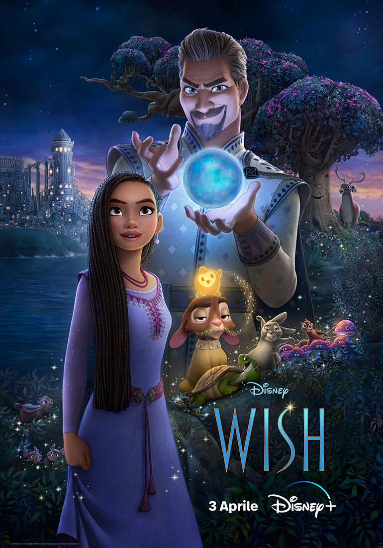 Wish - Poster uscita Disney+