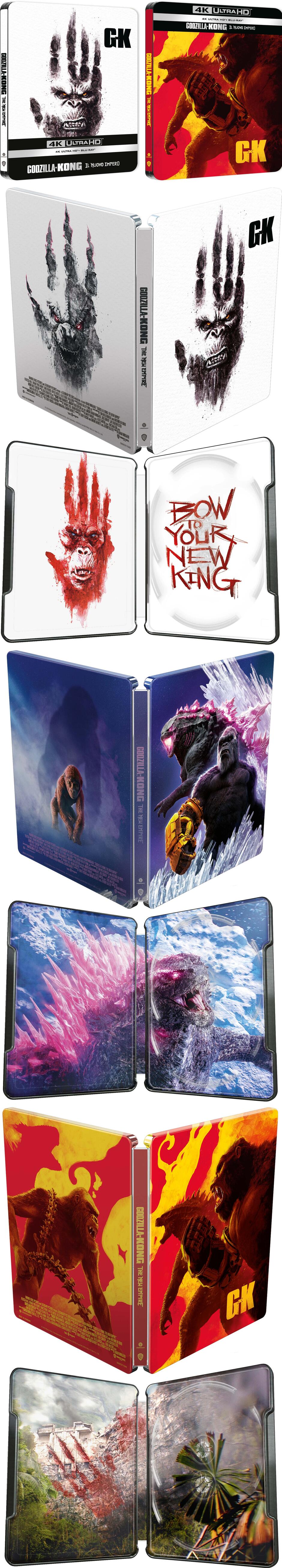Godzilla e Kong - Il nuovo impero in Steelbook