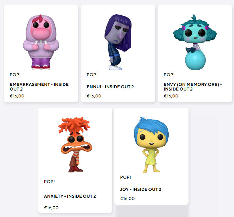 Inside Out 2 - Funko Pop