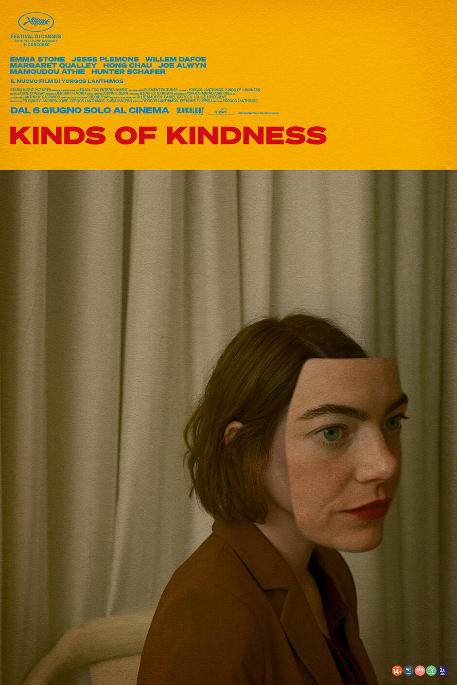 Kinds of Kindness di Yorgos Lanthimos - Poster Personaggio di Emma Stone