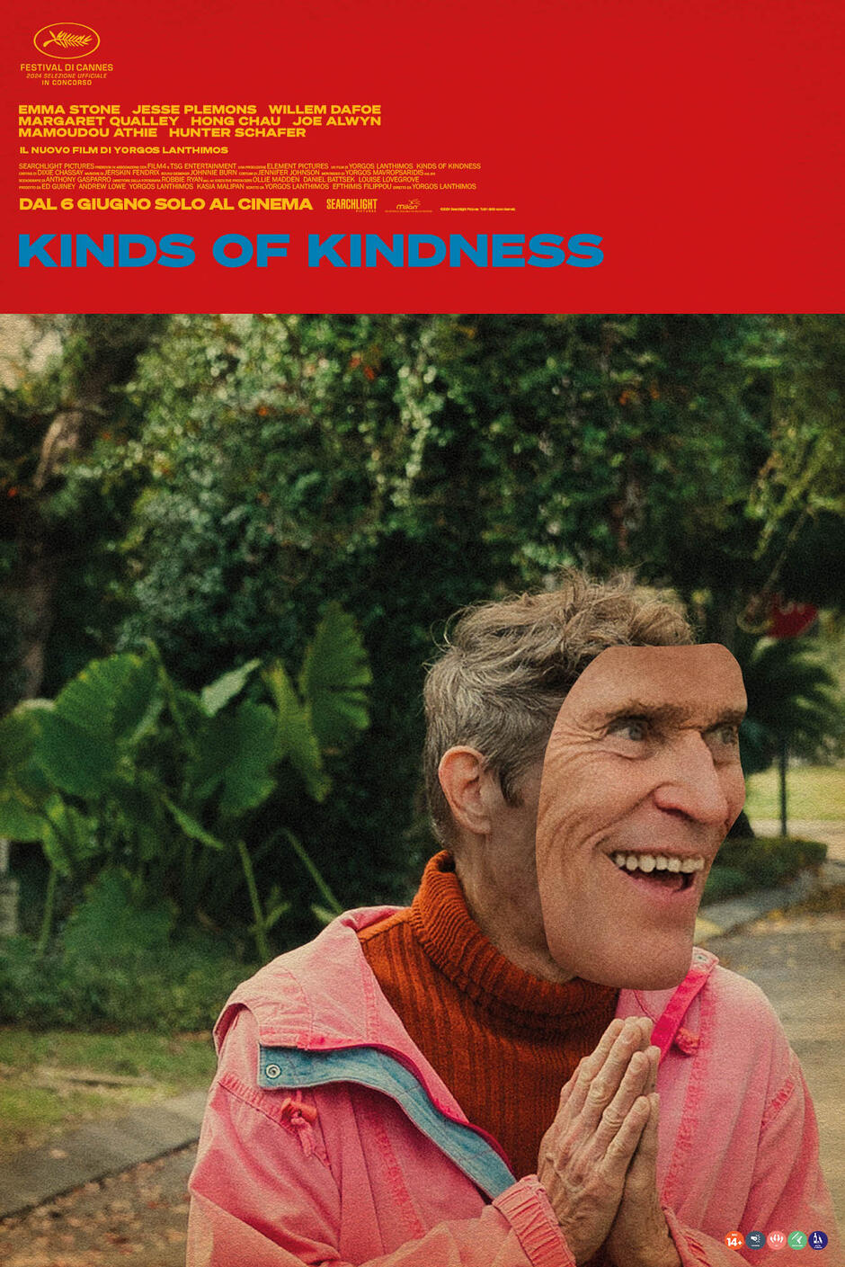 Kinds of Kindness di Yorgos Lanthimos - Poster Personaggio di Willem Dafoe