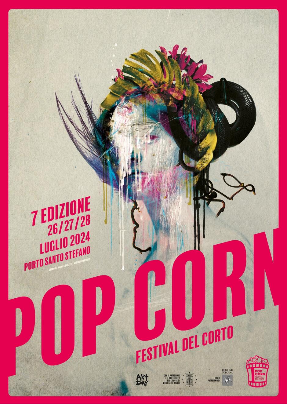 Pop Corn Festival del Corto 2024 - Poster verticale