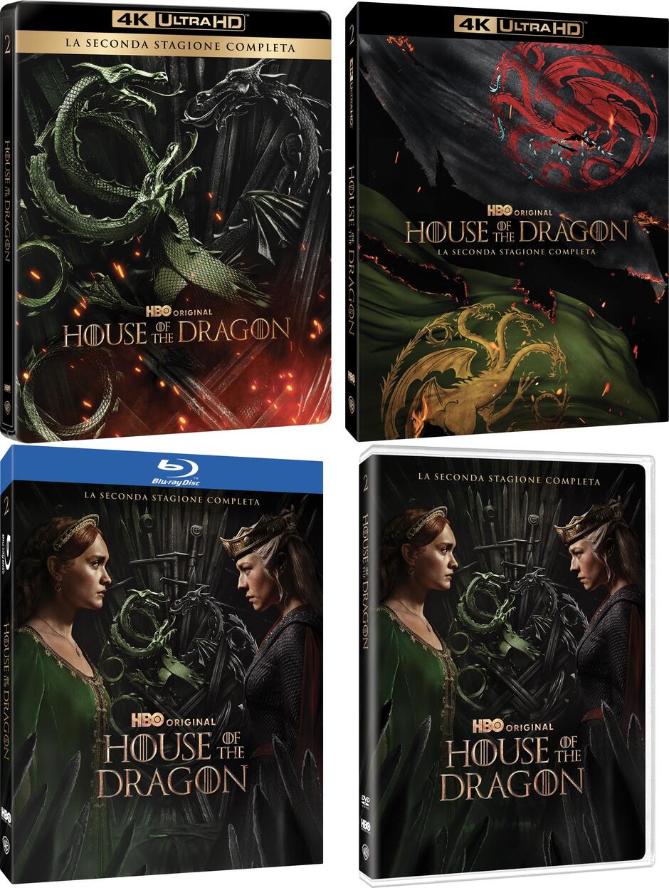 House Of The Dragon - Stagione 2 in Ultra HD Standard Edition, Blu-ray e DVD