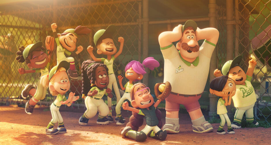 Scena da Win or Lose, serie Pixar per Disney+