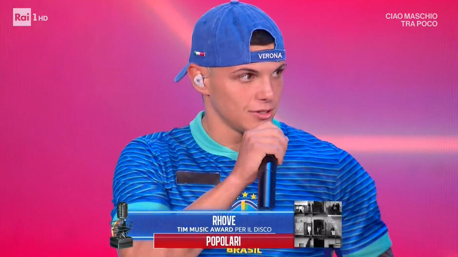 Rhove ai TIM Music Awards 2024, 14 settembre 2024