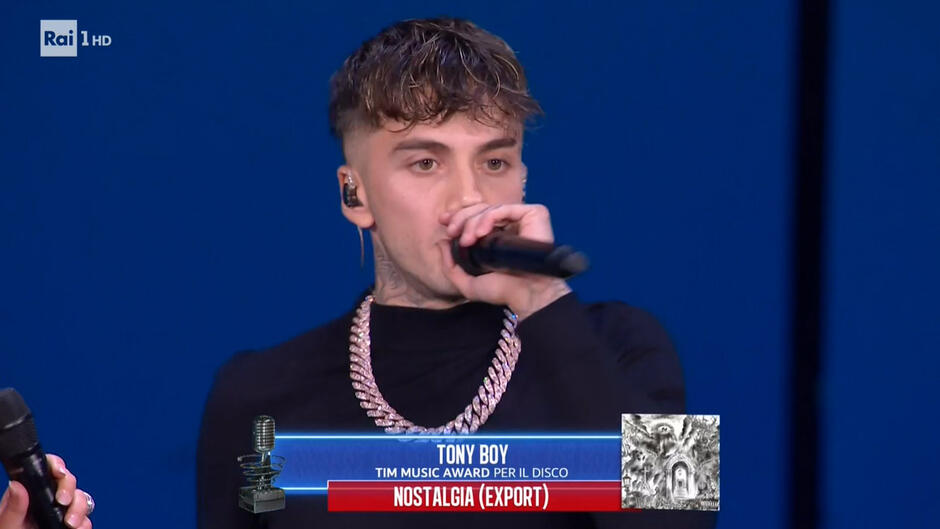 Tony Boy ai TIM Music Awards 2024, 13 settembre 2024
