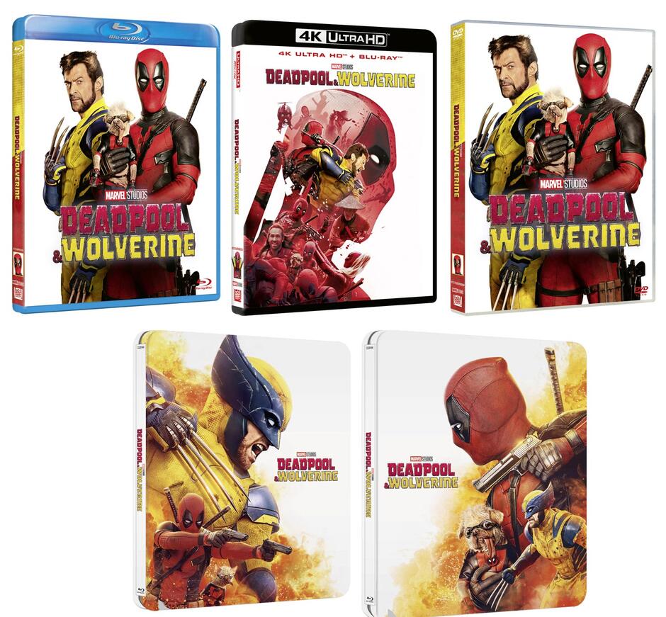 Deadpool & Wolverine in DVD e Blu-ray