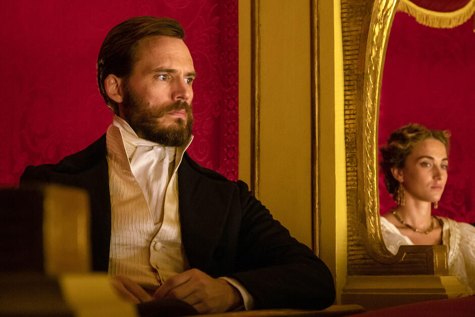 Sam Claflin in Il conte di Montecristo 1x04 - Immagine dal set