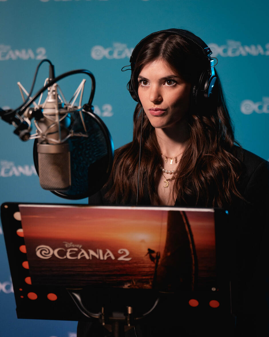 Chiara Grispo voce di Vaiana per le canzoni della versione italiana di Oceania 2