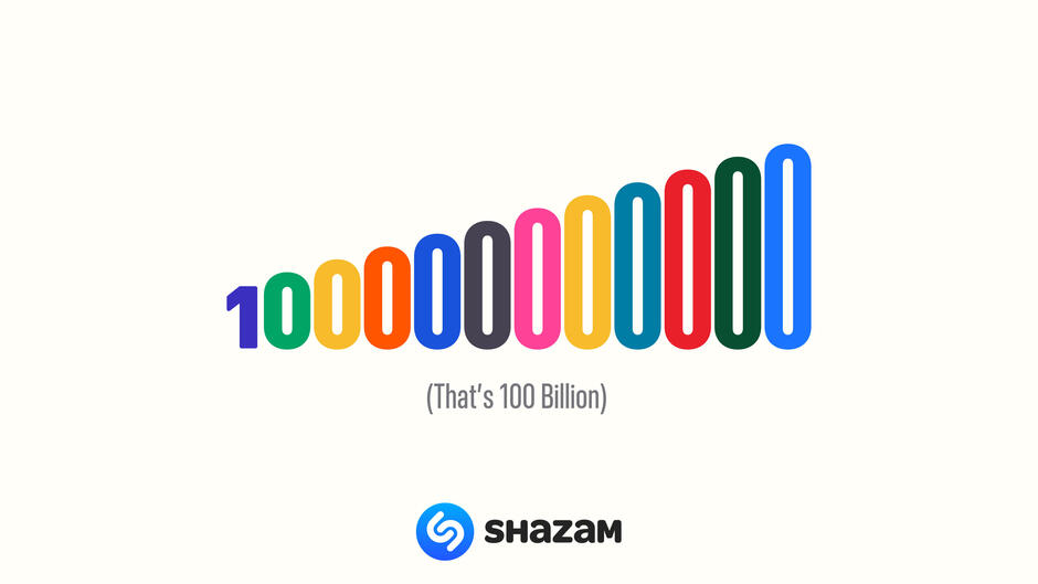 Shazam ha riconosciuto oltre 100 miliardi di brani