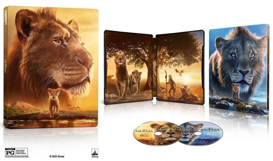 Mufasa: Il re leone in SteelBook