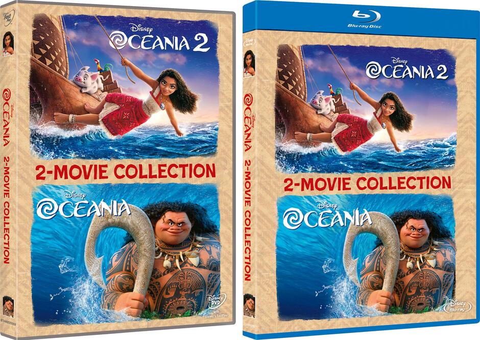 Oceania 1-2 in DVD e Blu-Ray