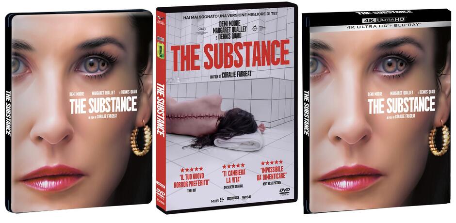 The Substance di Coralie Fargeat in DVD e Blu-Ray