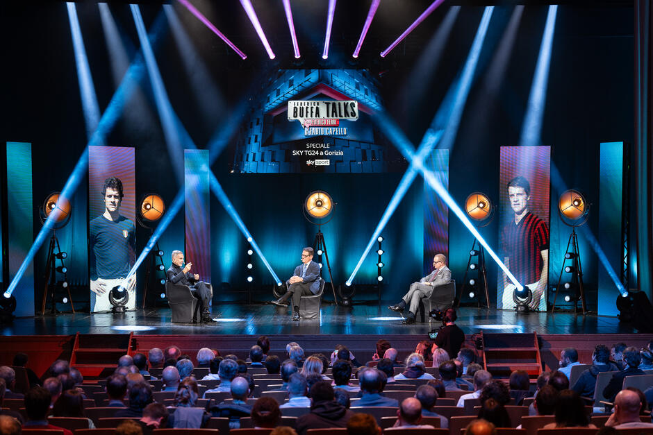 Fabio Capello ospite di Federico Buffa Talks al Teatro Verdi di Gorizia