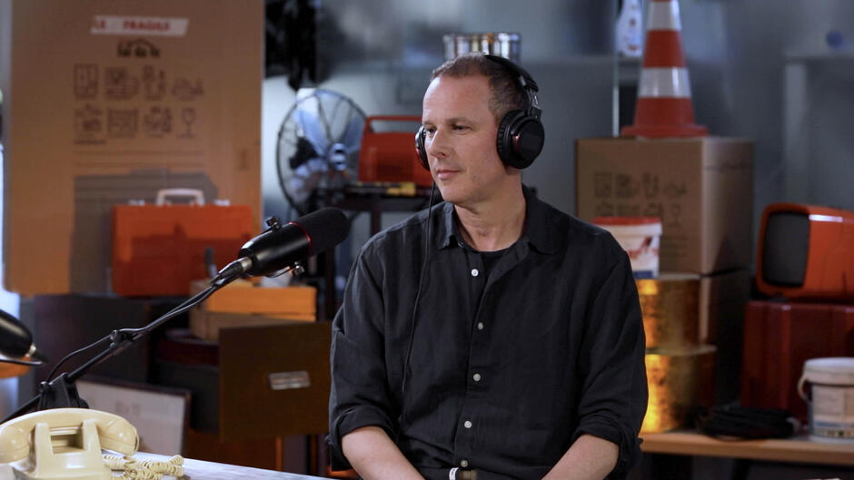 Marco Peroni ospite della puntata 'Abitare le città del futuro' di 'Nel Garage con Giorgio Panariello' su RaiPlay