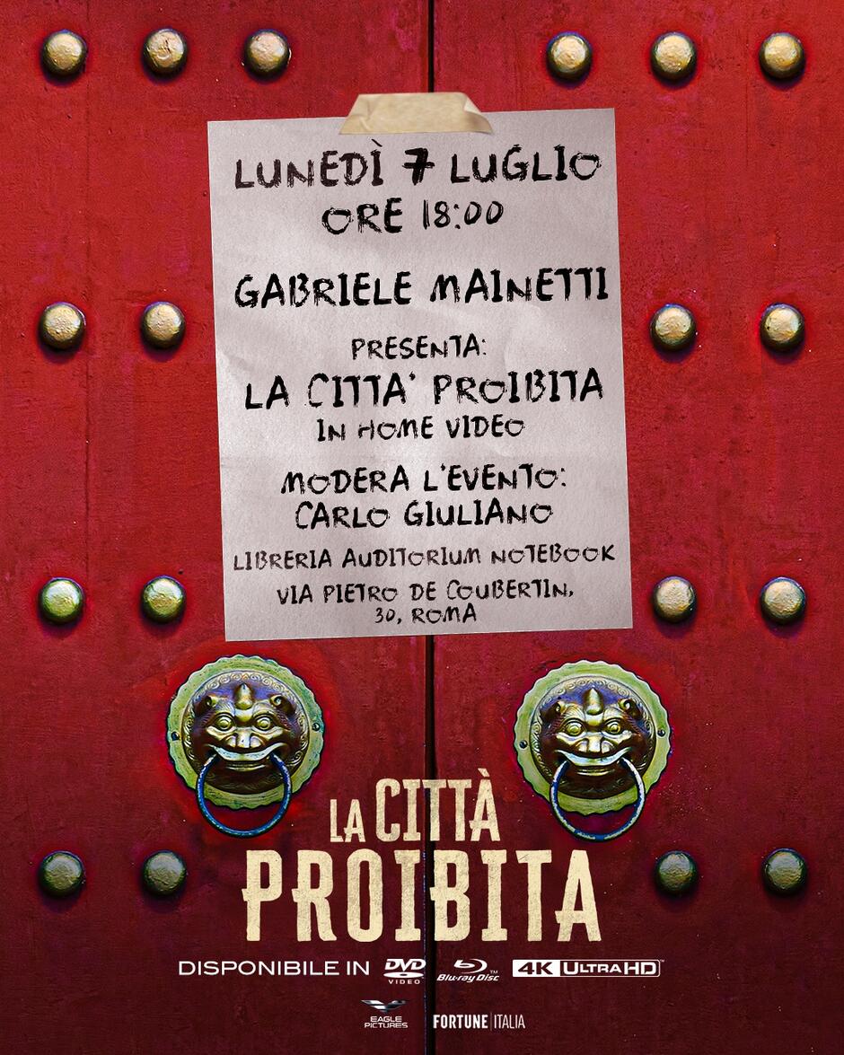 La città proibita, il regista Gabriele Mainetti presenta l'edizione homevideo