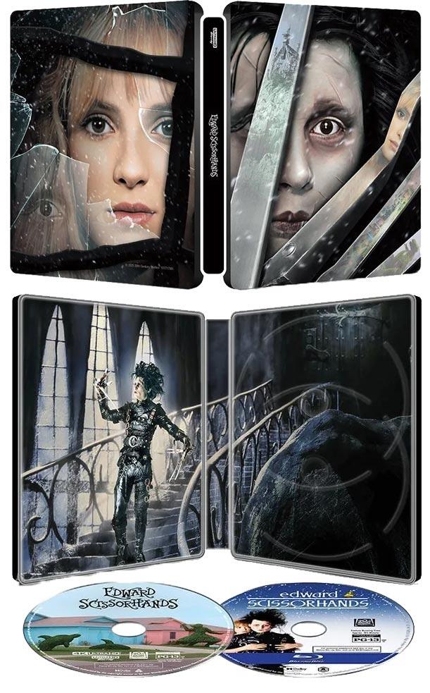 Edward mani di forbice di Tim Burton in Steelbook 4K