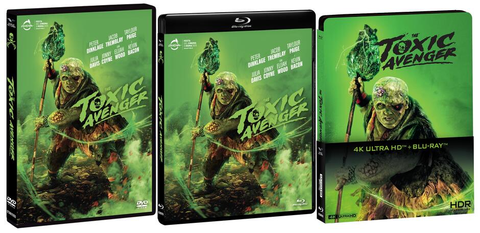 The Toxic Avenger di Macon Blair in DVD, Blu-ray e Steelbook 4K