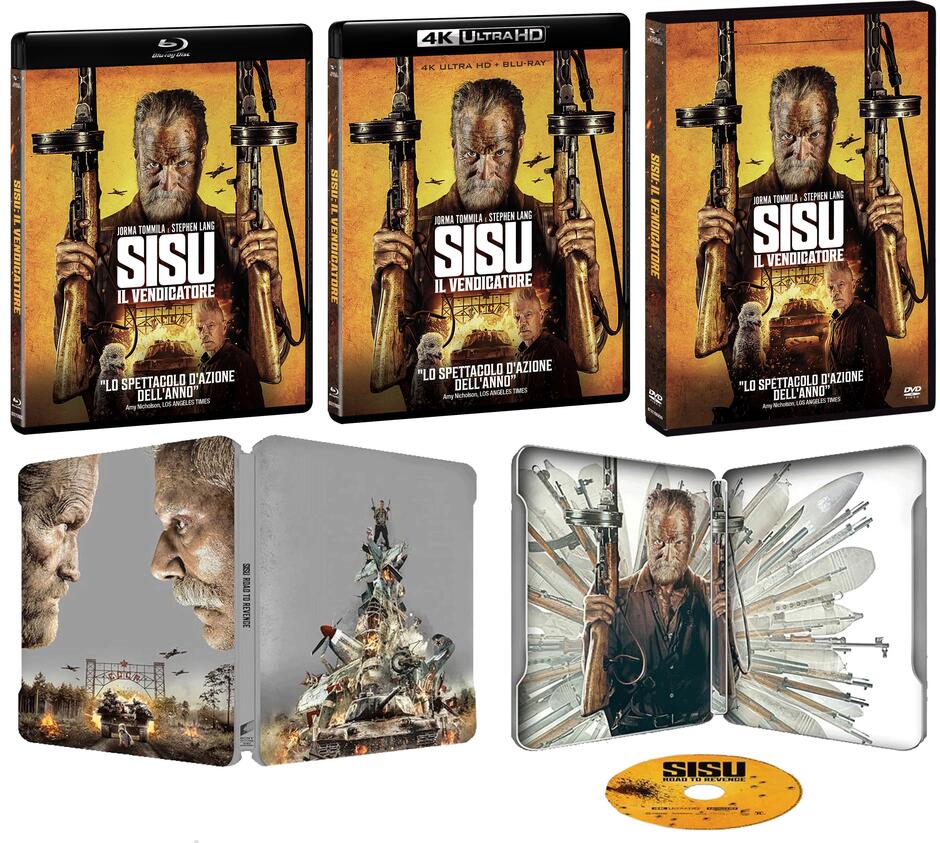 Sisu&nbsp;- Il Vendicatore in DVD, Blu-ray, 4K e Steelbook 4K