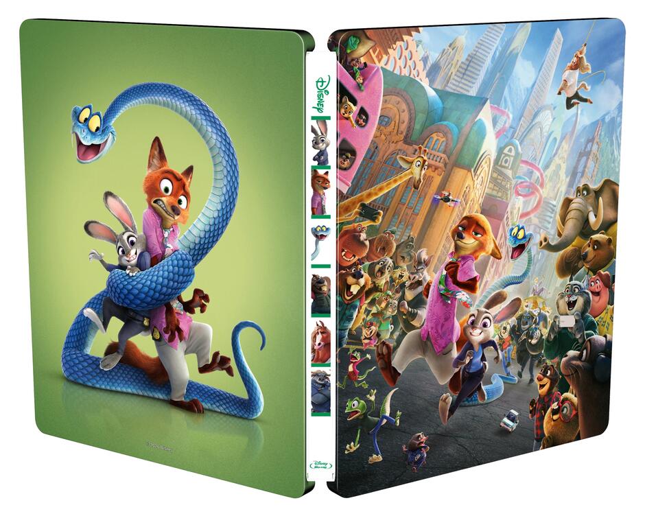 Zootropolis 2 di Byron Howard e Jared Bush in Steelbook Blu-ray da collezione