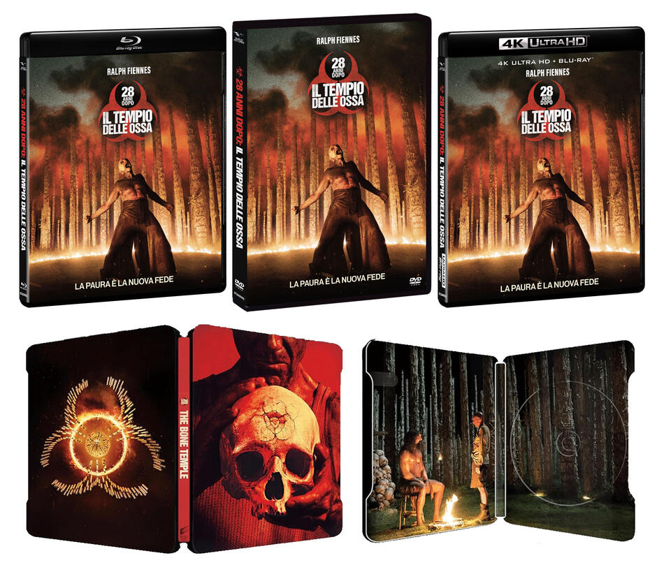 28 Anni Dopo Il Tempio delle Ossa di Nia DaCosta in DVD, Blu-ray, 4K e Steelbook 4K