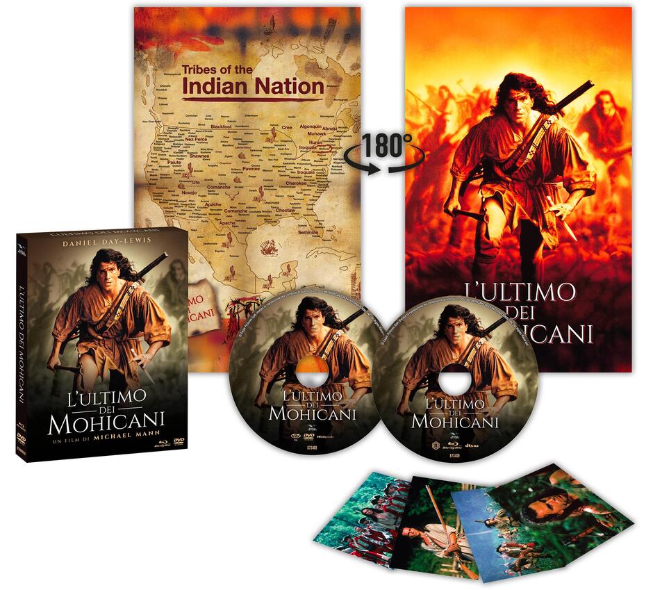 L'ultimo dei Mohicani di Michael Mann in edizione Combo (contenente il doppio formato DVD+BD)