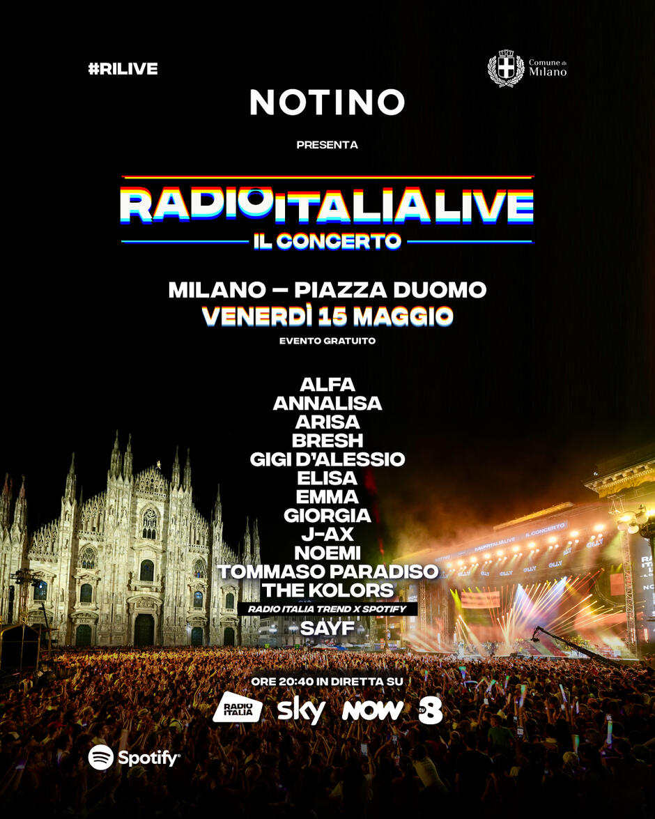 Radio Italia Live - Il Concerto 2026 Milano - Poster