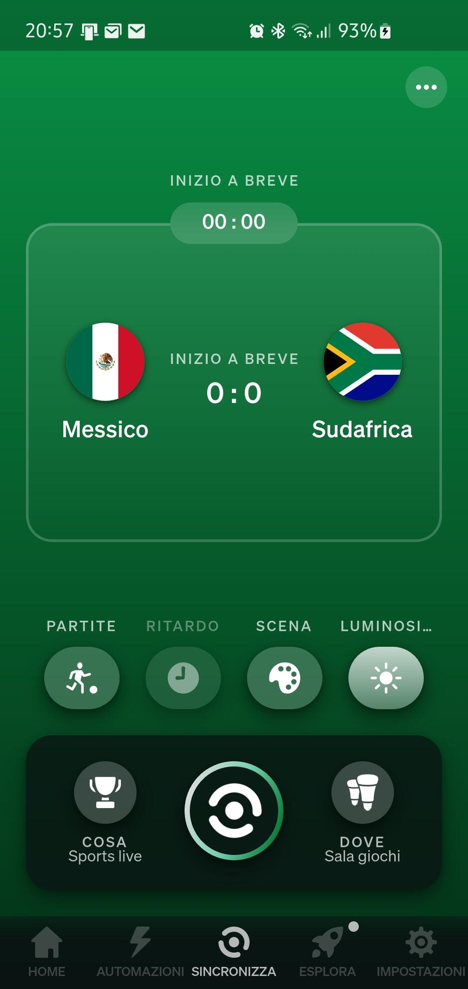 Philips Hue Sport Live - Guida per attivare la sincronizzazione dell'illuminazione smart con le partite dei Mondiali di Calcio 2026