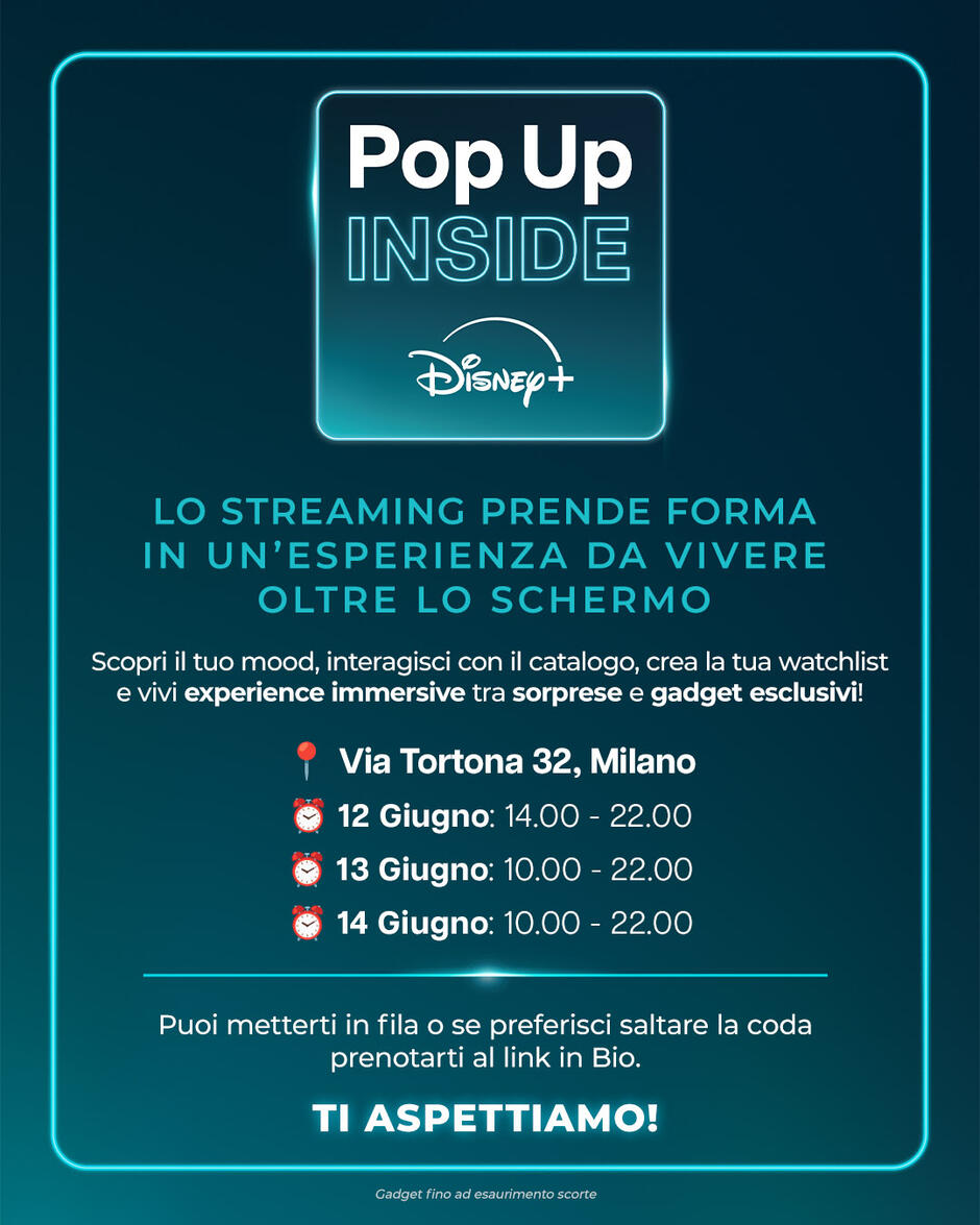 Pop Up Inside Disney+ 2026