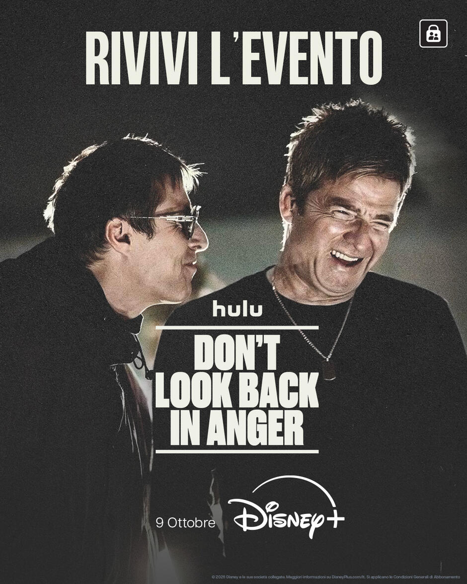 Oasis: Don't Look Back In Anger - Poster Disney+