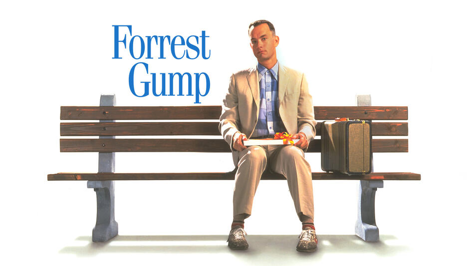 Forrest Gump con Tom Hanks - Poster Wide
