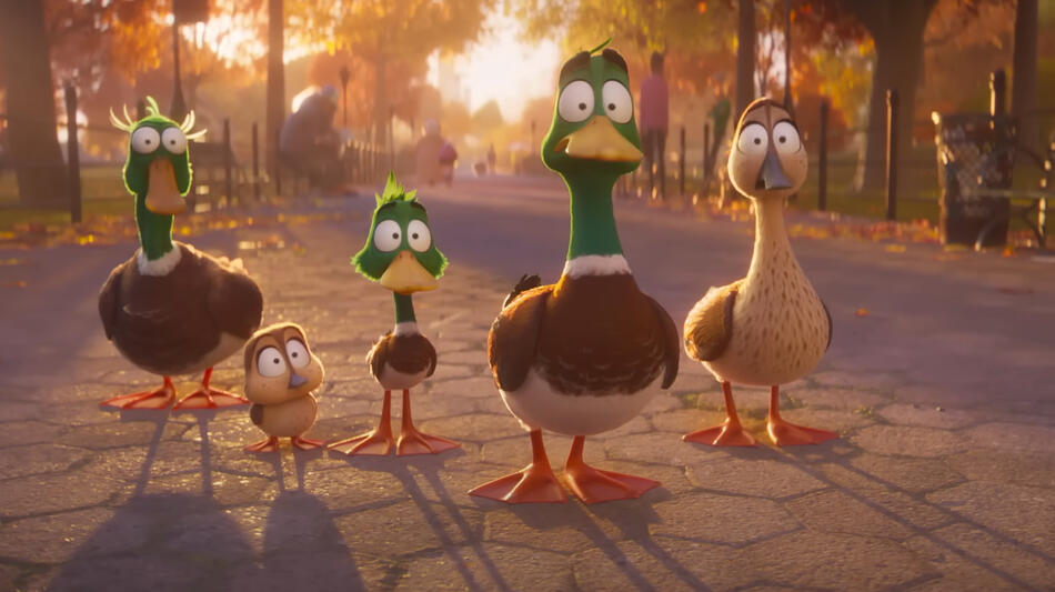 Prendi il volo, film d'animazione, scena da trailer