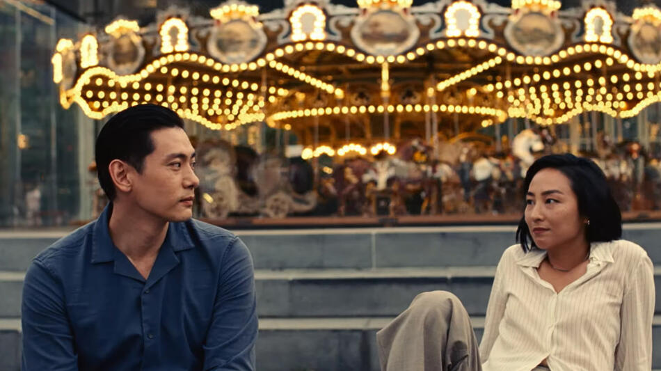 Past Lives di Celine Song, scena da film