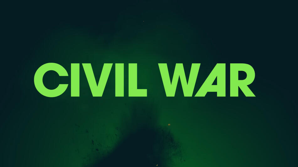 Civil War, scena da trailer film di Alex Garland