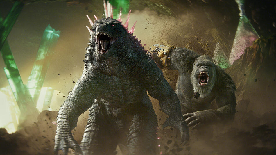 Godzilla e Kong in Godzilla X Kong: The New Empire