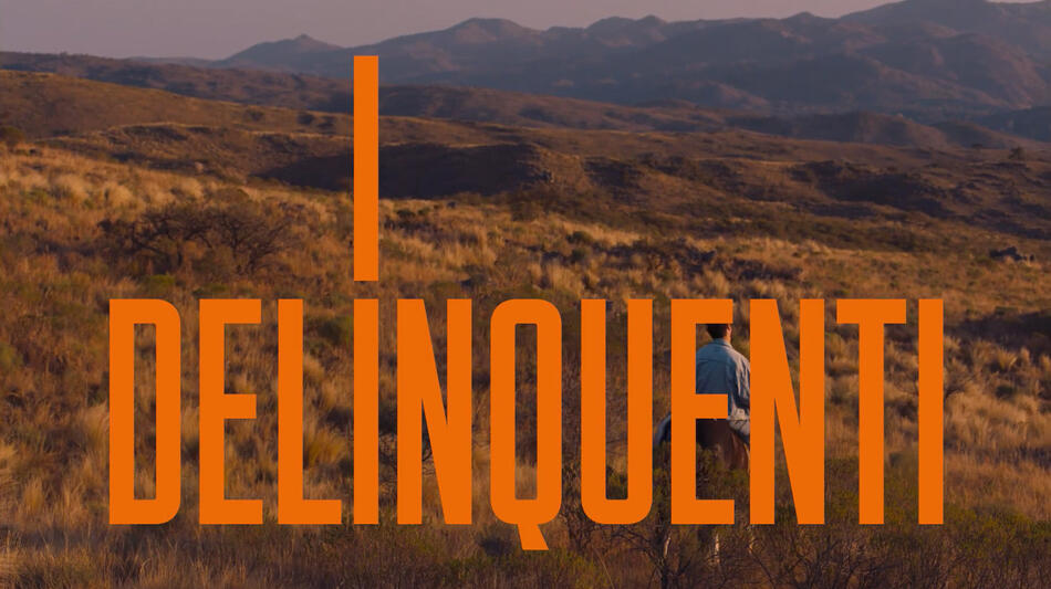 I Delinquenti di Rodrigo Moreno - Poster logo wide da trailer