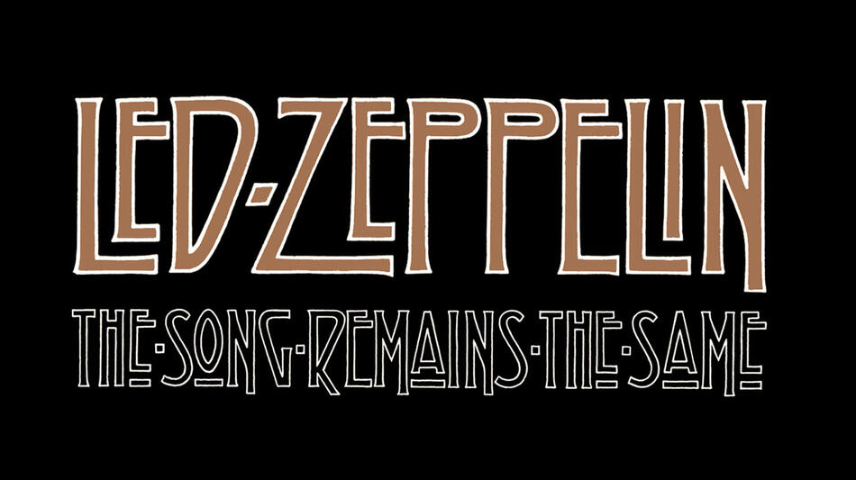 Led Zeppelin - The Song Remains The Same - Poster logo da trailer 2024