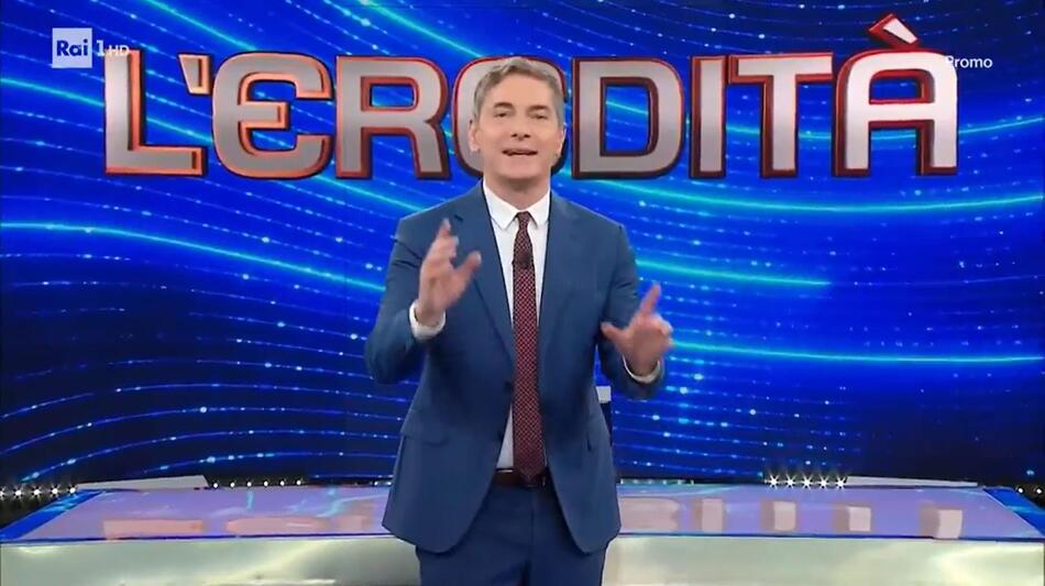 promo L'Eredità - Speciale Sanremo del 16 marzo 2024 su Rai1
