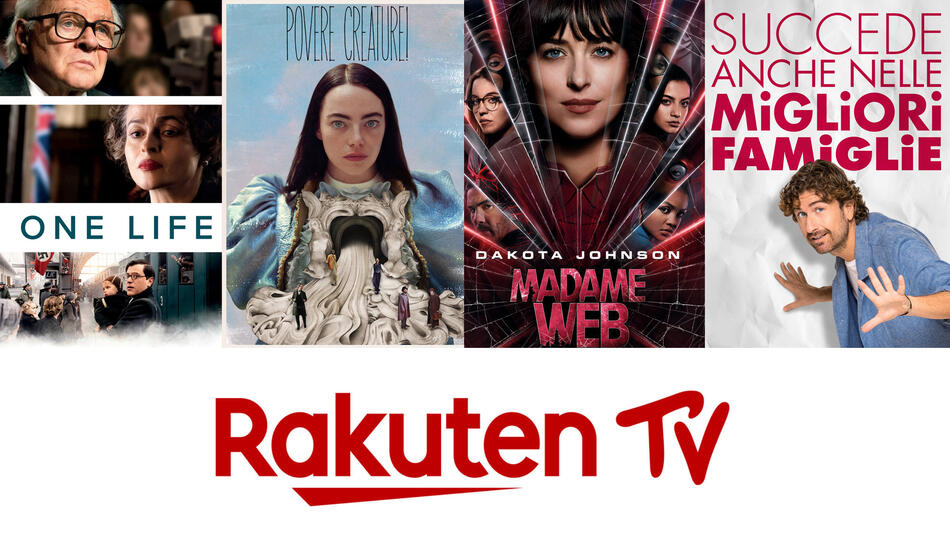Rakuten TV, locandine uscite tvod Aprile 2024