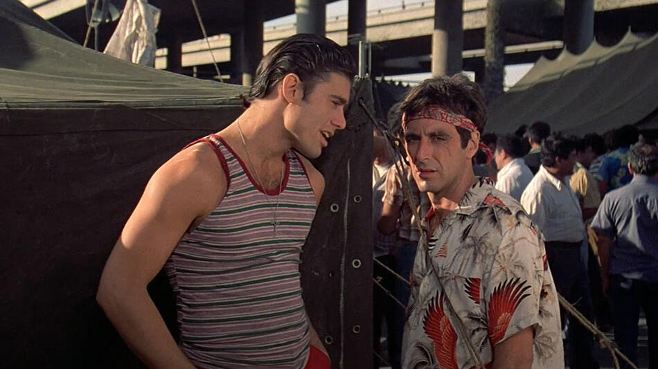 Scarface con Al Pacino, scena dal film