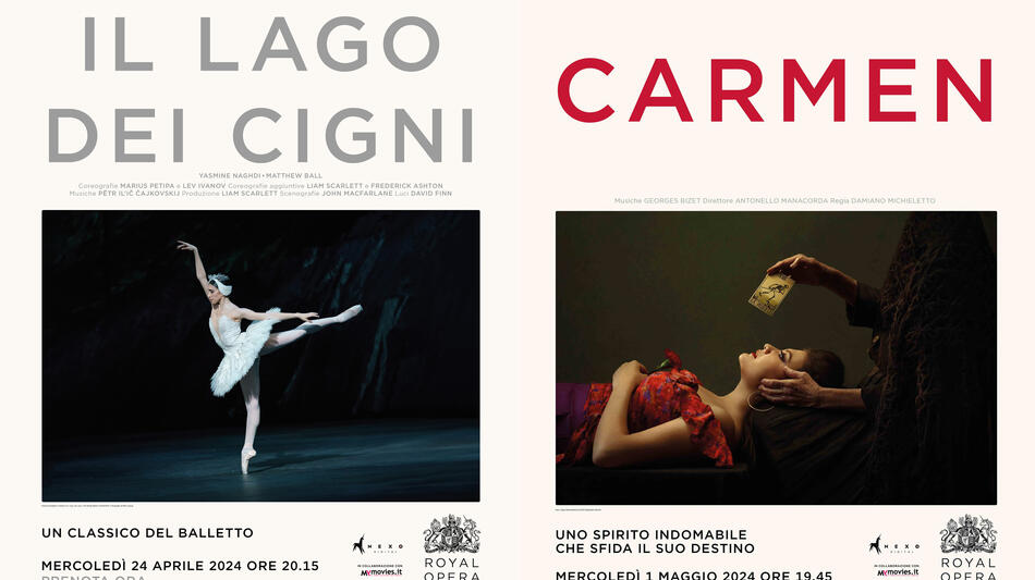 'Il Lago dei Cigni' del Royal Ballet e 'Carmen' di Damiano Michieletto in diretta al cinema il 2024