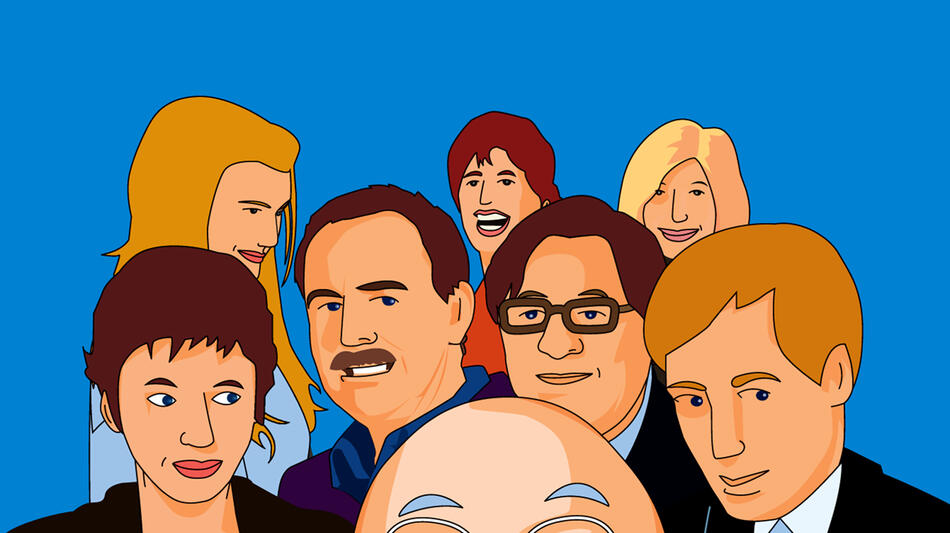 Le invasioni barbariche di Denys Arcand - Poster