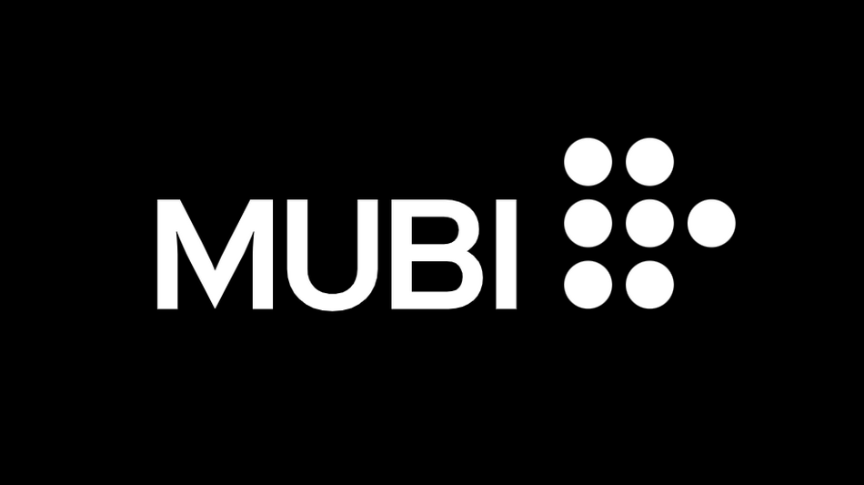 MUBI - logo bianco su nero