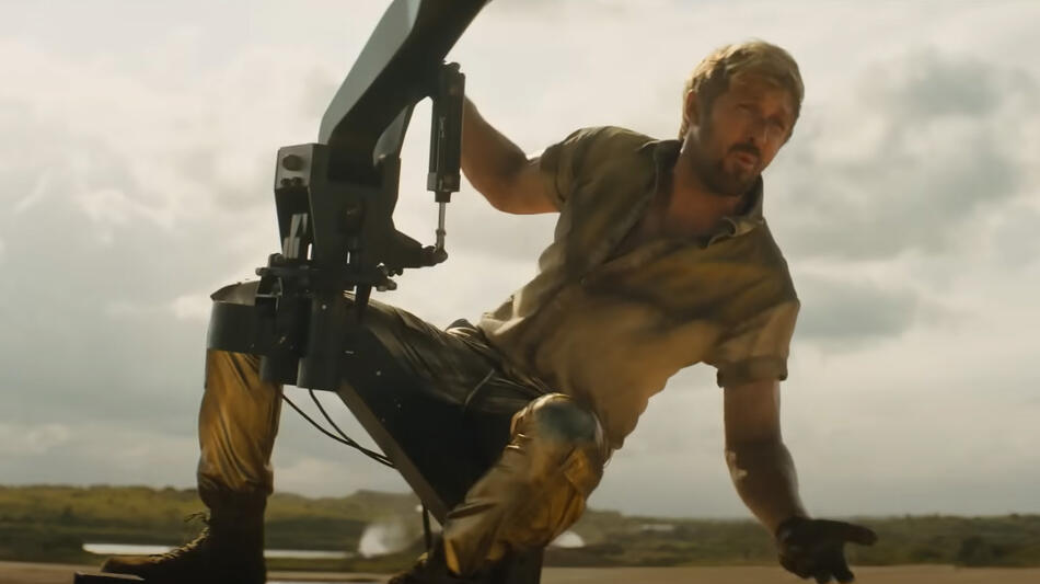 Ryan Gosling in Fall Guy, scena da trailer