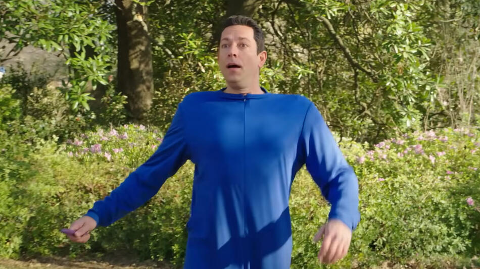 Zachary Levi in Il magico mondo di Harold, scena da trailer del film