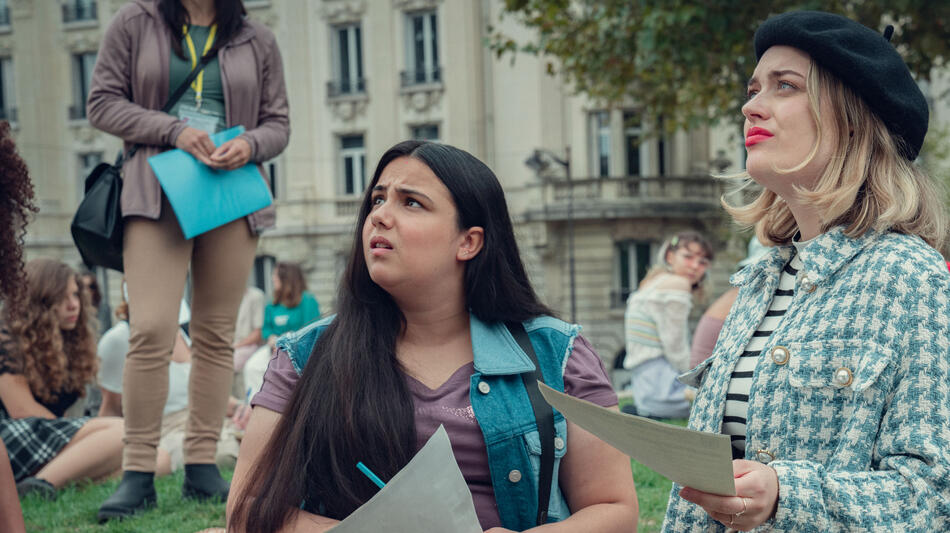 Leila Khan, Rhea Norwood in Heartstopper 2x05 - Immagine dal set